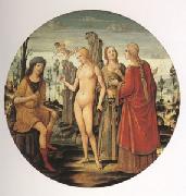 Girolamo di Benvenuto The Judgment of Paris (mk05) painting